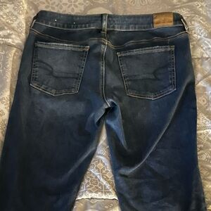 American Eagle Outfitters 360 Next Level Stretch Jeans Blue Size 12